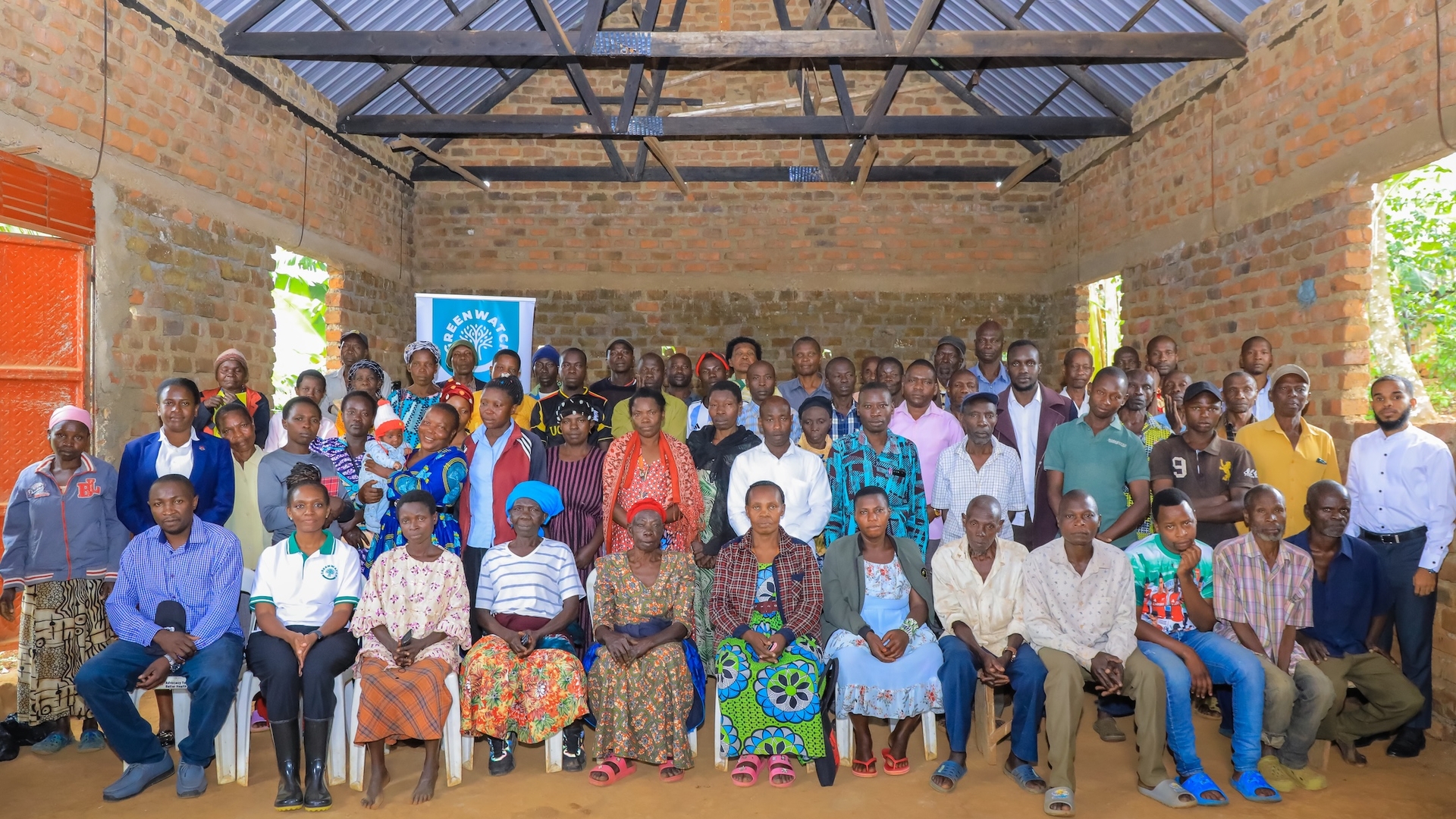 Greenwatch engaging with community members of Bushika sub-county Bududa district who were affected by the devastating 2019 landslides 