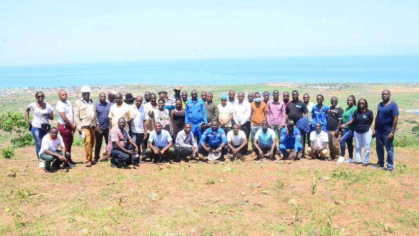 A group photo of the Civil Society Coalition on Oil and Gas (CSCO) members that visited Kingfisher oil field on 13th October 2022
